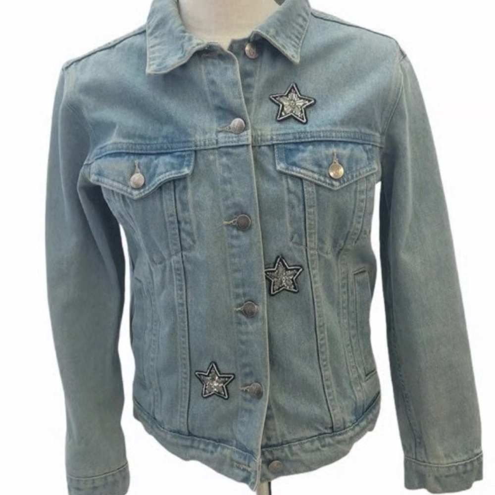Revolve Mpd Star Denim Jacket - image 1